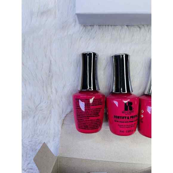 Red Carpet Manicure LED Gel Nail Polish Lacquer Enamel Film Debut Red Carpet 3pk - Picture 6 of 8